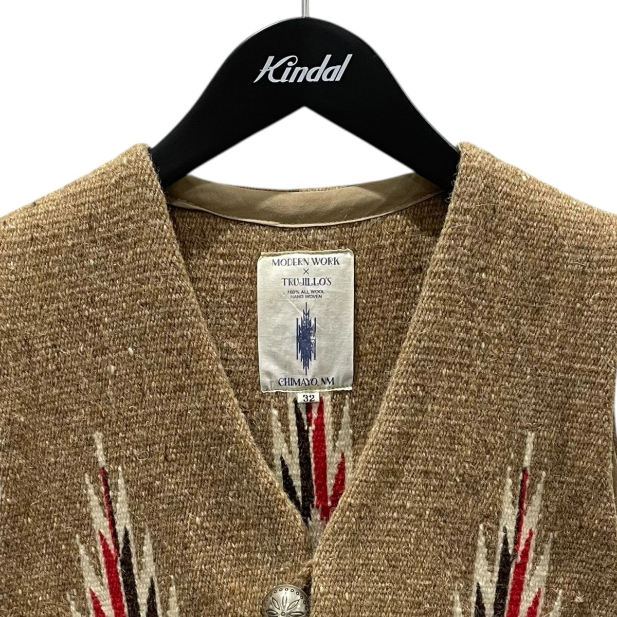 TRUJILLO'S × MODERN WORK チマヨベスト TRUJILLO'S×MODERN WORK チマヨベスト Chimayo Vest ベージュ
