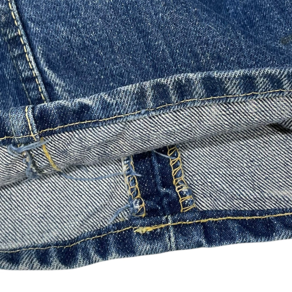 LEE 70s デニムパンツ ボタン裏15 TALON 本革パッチ 古着・中古-10枚目のアイテム画像
