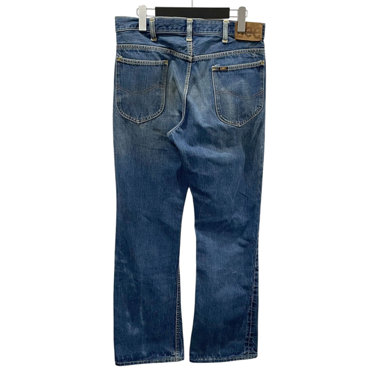 LEE 70s デニムパンツ ボタン裏15 TALON 本革パッチ 古着・中古-2枚目のアイテム画像