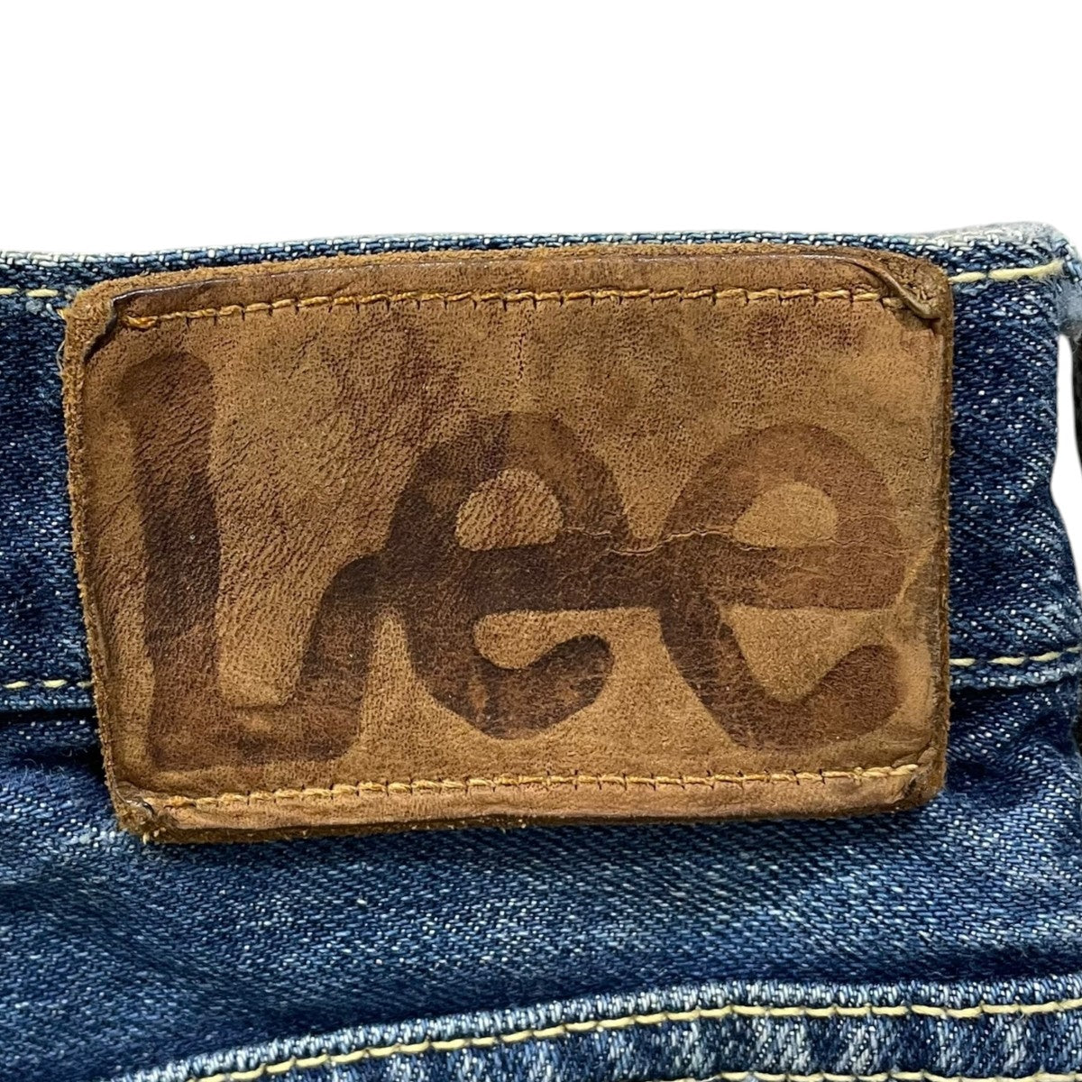 LEE 70s デニムパンツ ボタン裏15 TALON 本革パッチ 古着・中古-7枚目のアイテム画像