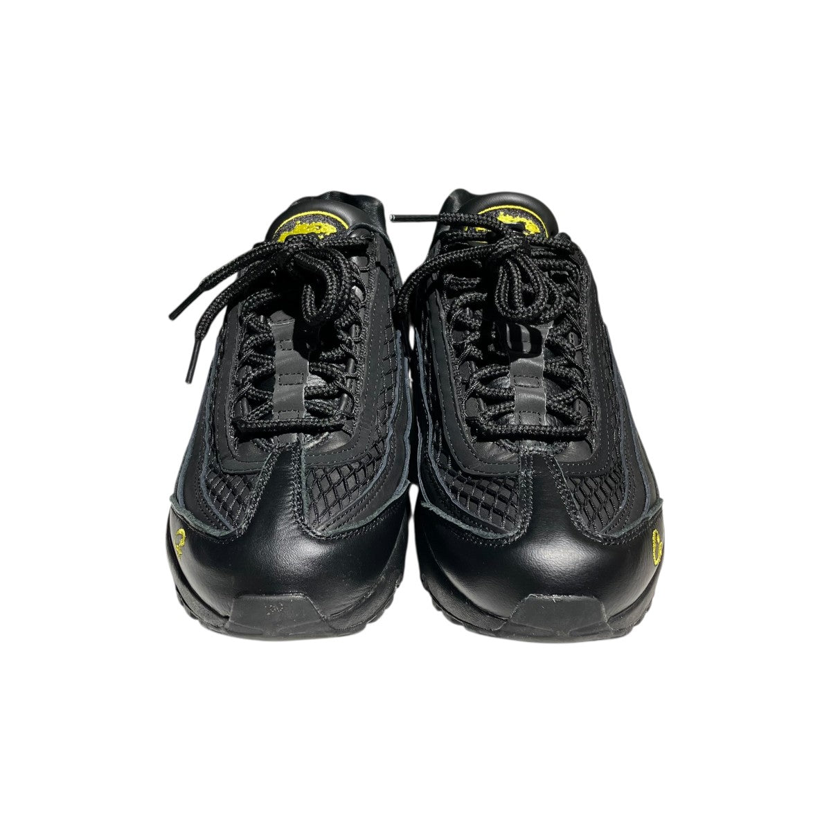 NIKE×CORTEIZ Air Max 95 Black and Tour YellowスニーカーFB2709-003 古着・中古-3枚目のアイテム画像
