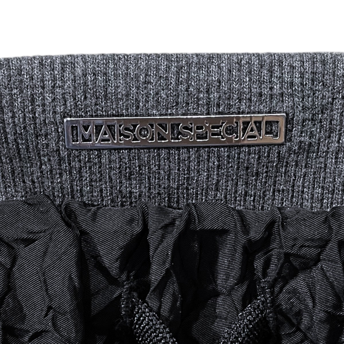 MAISON SPECIAL(メゾンスペシャル) 24SS シワ加工ロングスカート