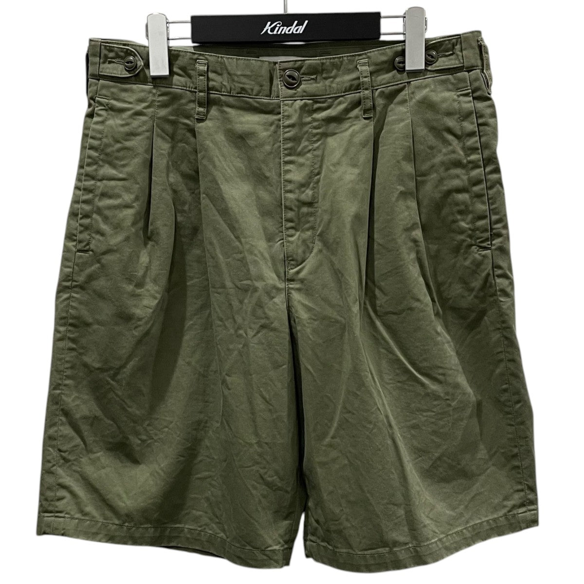 nonnative(ノンネイティブ) 25SS タックハーフパンツ OFFICER CHINO