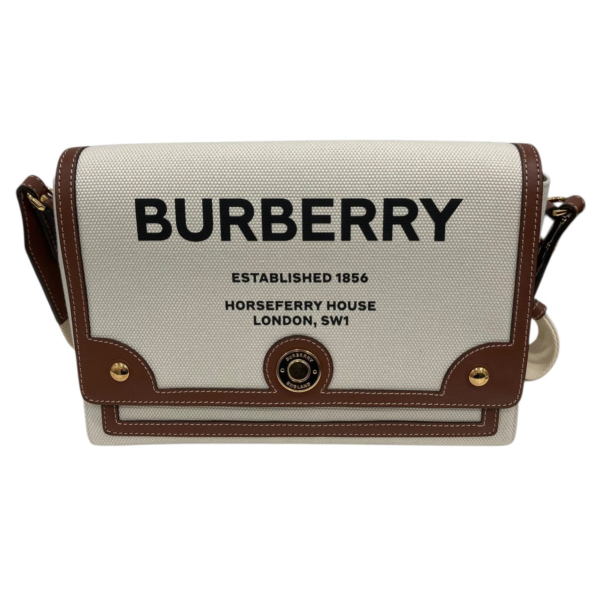 BURBERRY ホースフェリー プリント キャンバスショルダーバッグ 古着・中古-2枚目のアイテム画像