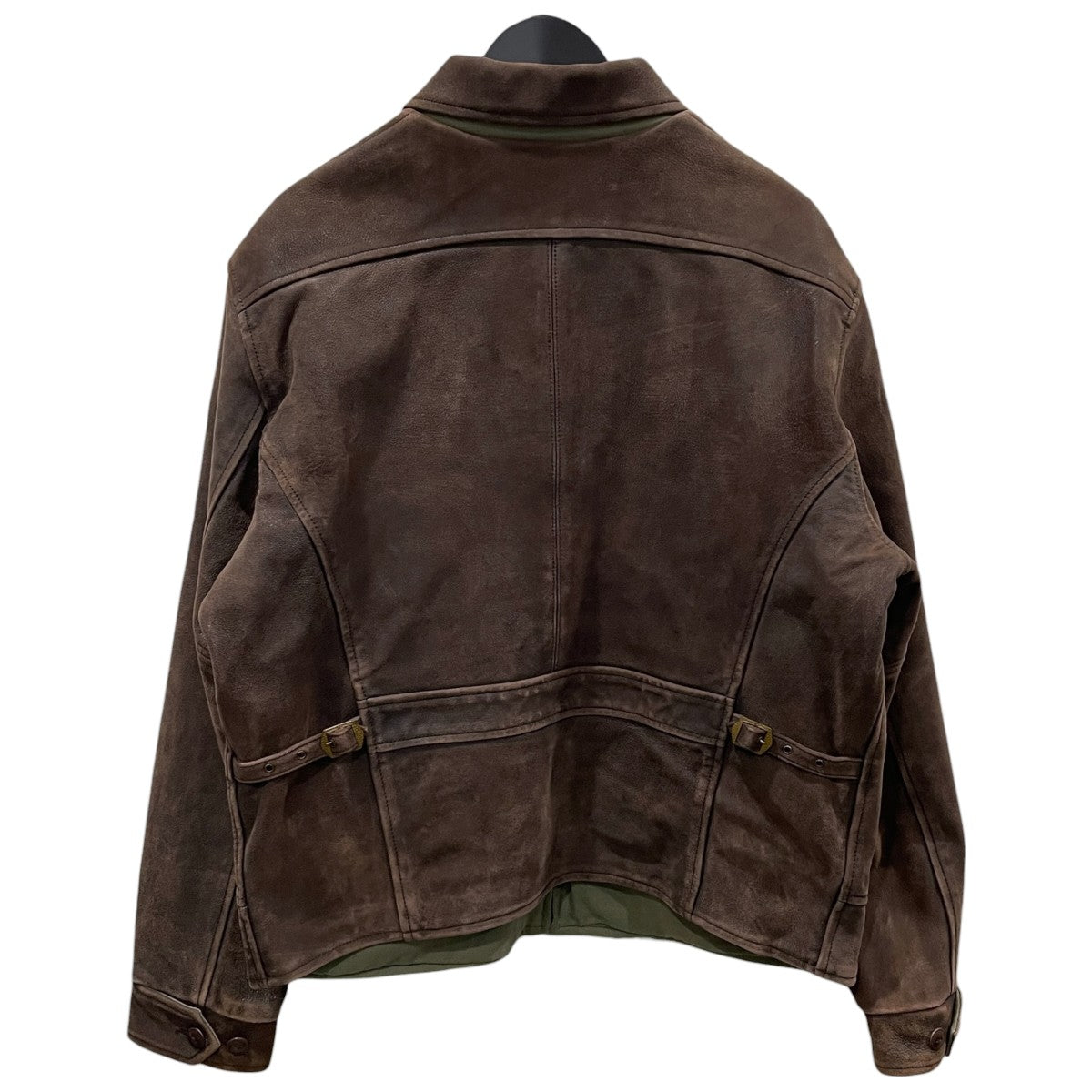 22SS リバーシブルレザージャケットチーク2 REVERSIBLE LEATHER JACKET TEAK2 A2218-0000