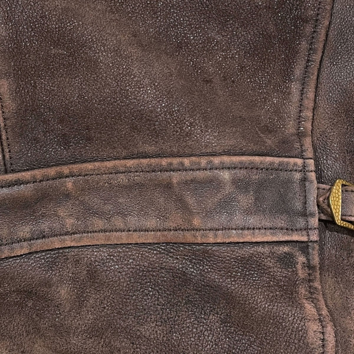 22SS リバーシブルレザージャケットチーク2 REVERSIBLE LEATHER JACKET TEAK2 A2218-0000
