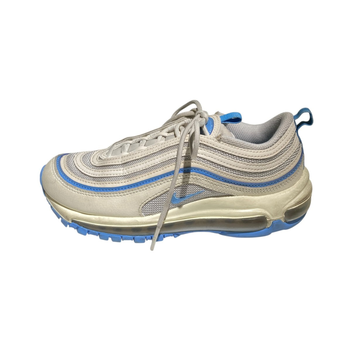 NIKE Air Max 97 Sail／Pale Ivory／Light Bone／University BlueスニーカーFN7492-133 古着・中古-2枚目のアイテム画像