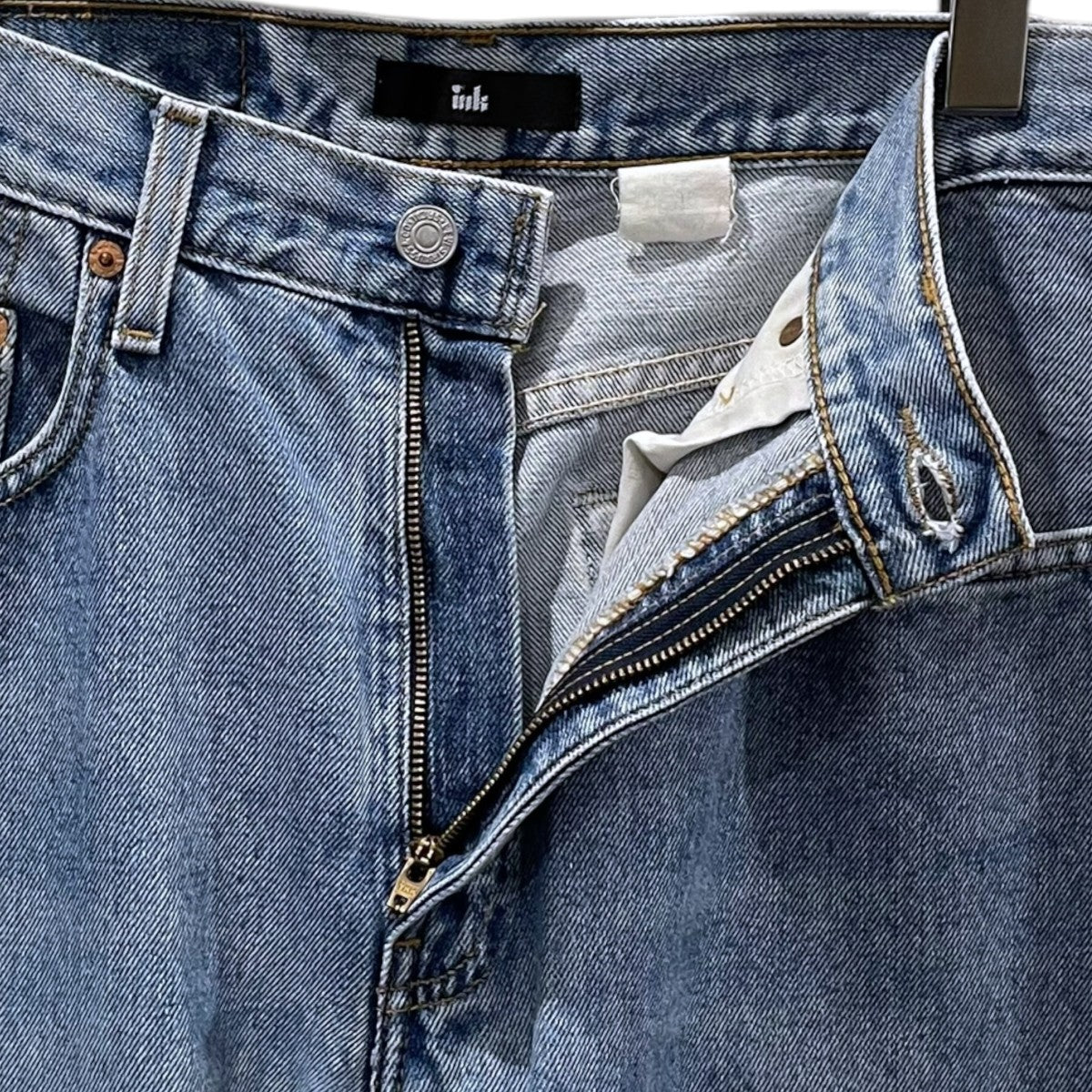 INK 刺繍デニムパンツ 古着・中古-3枚目のアイテム画像