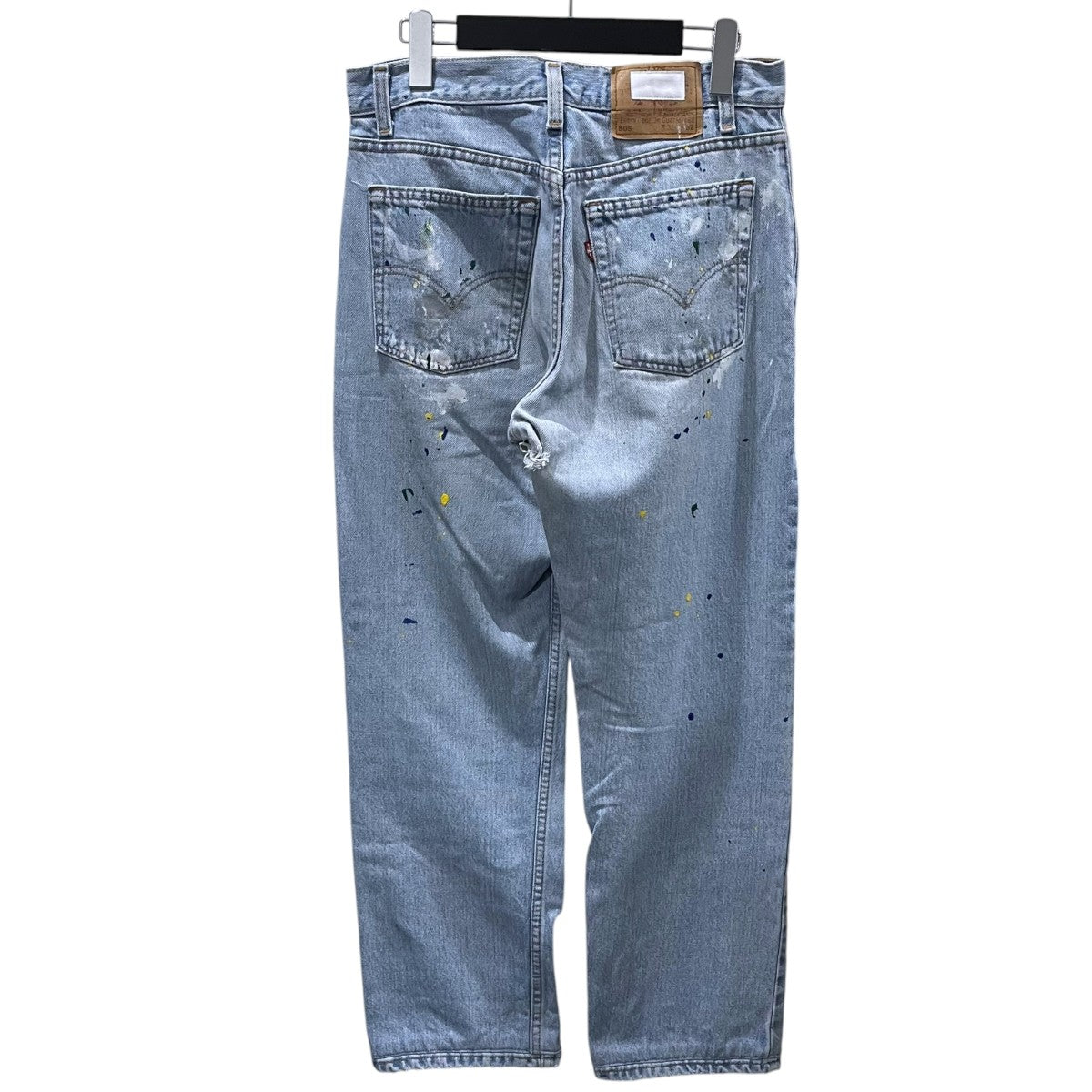CHANGES×LEVI’S ペイント加工リメイクデニムパンツ 古着・中古-2枚目のアイテム画像