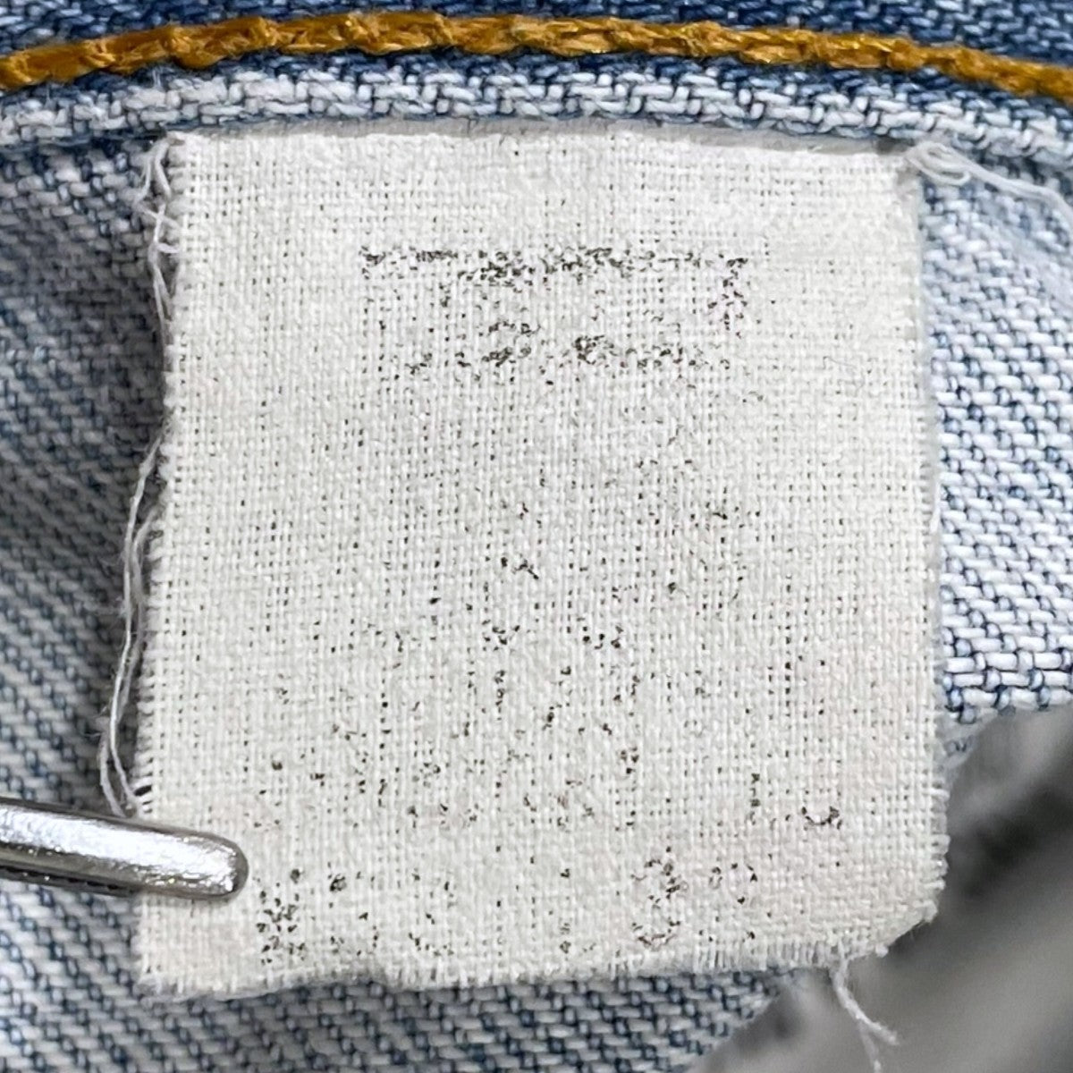 CHANGES×LEVI’S ペイント加工リメイクデニムパンツ 古着・中古-9枚目のアイテム画像