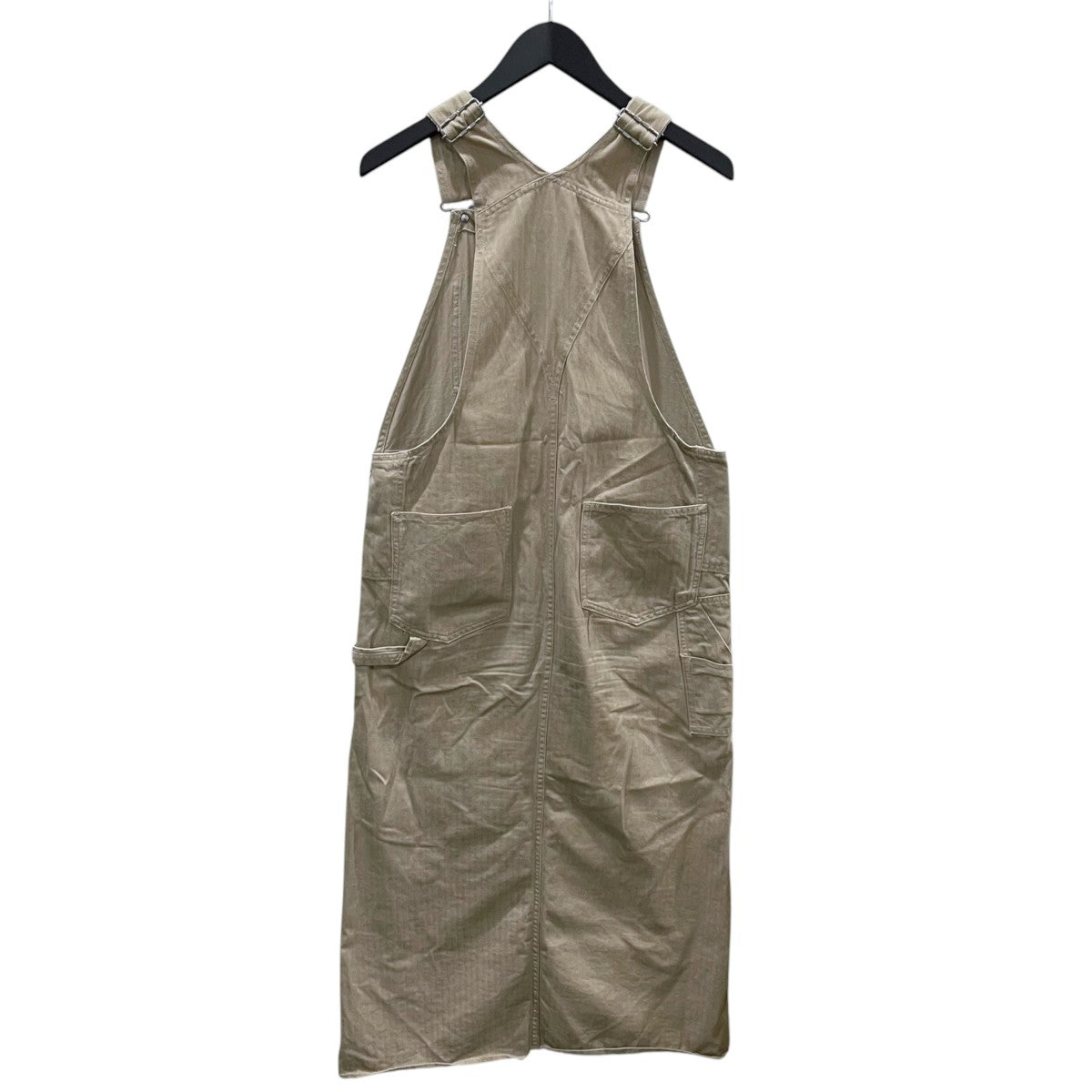 UNION LAUNCH サロペットスカート Herringbone Overalls ヘリンボーン オーバーオール 古着・中古-2枚目のアイテム画像