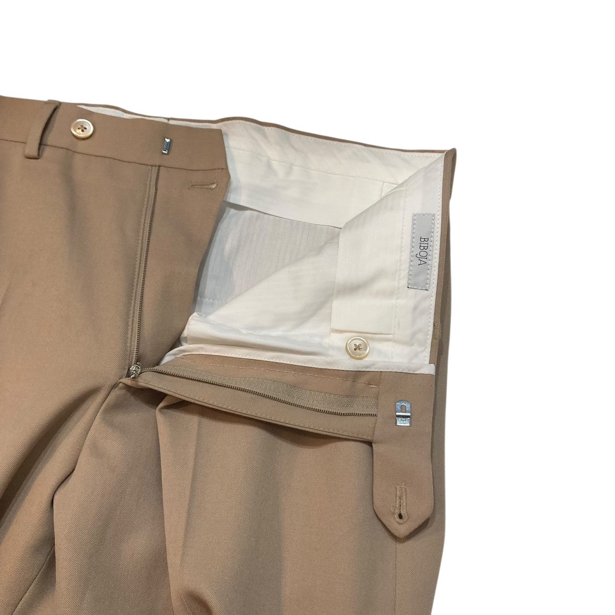 Flare No Pleats Trousersパンツ155413