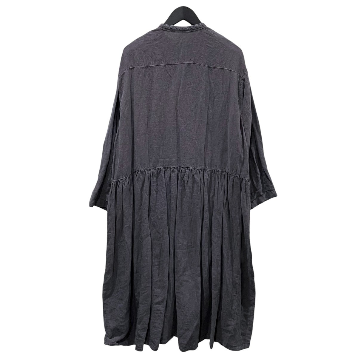nest Robe 22AW リネン近江晒 切替シャツワンピース 01223-1253 古着・中古-2枚目のアイテム画像