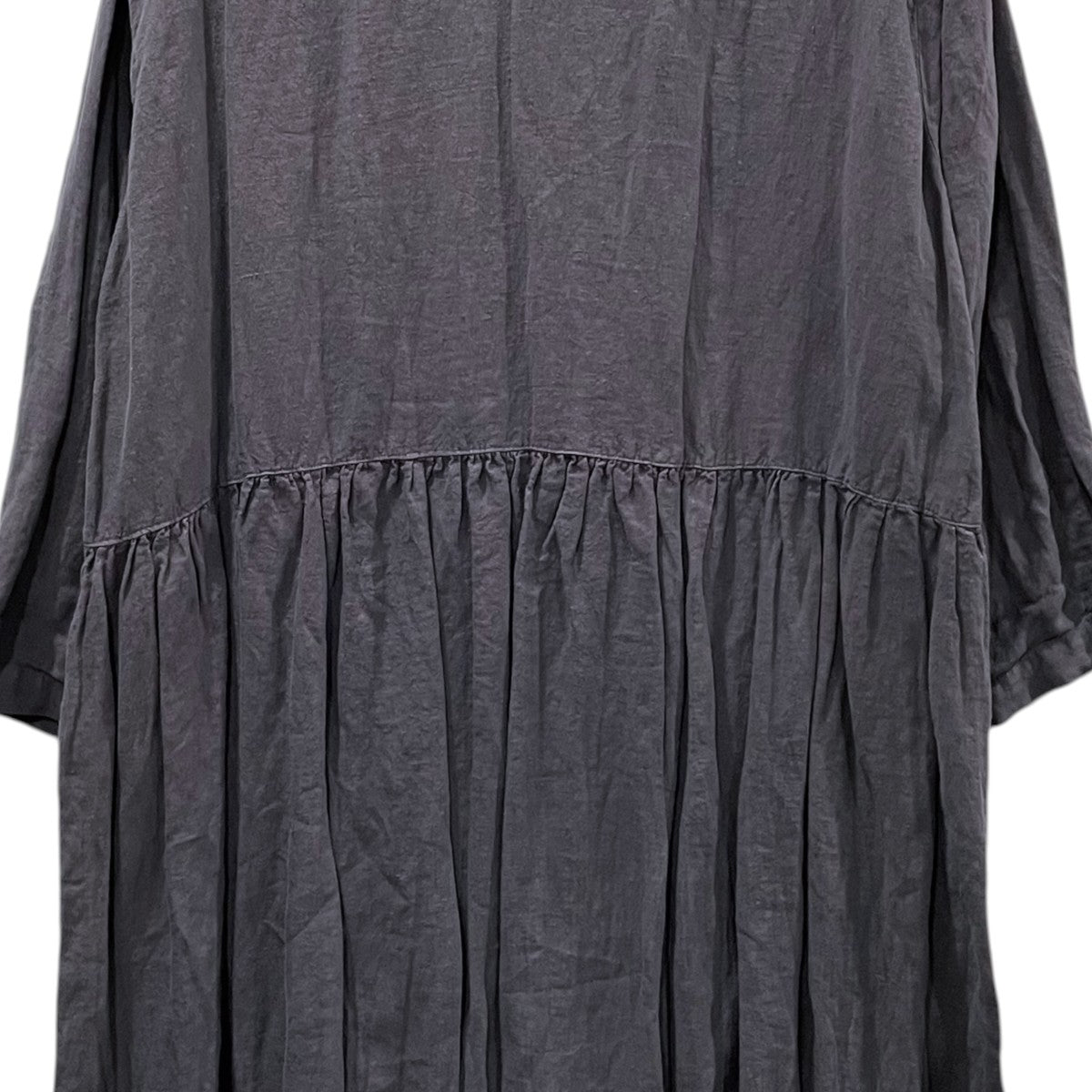 nest Robe 22AW リネン近江晒 切替シャツワンピース 01223-1253 古着・中古-5枚目のアイテム画像