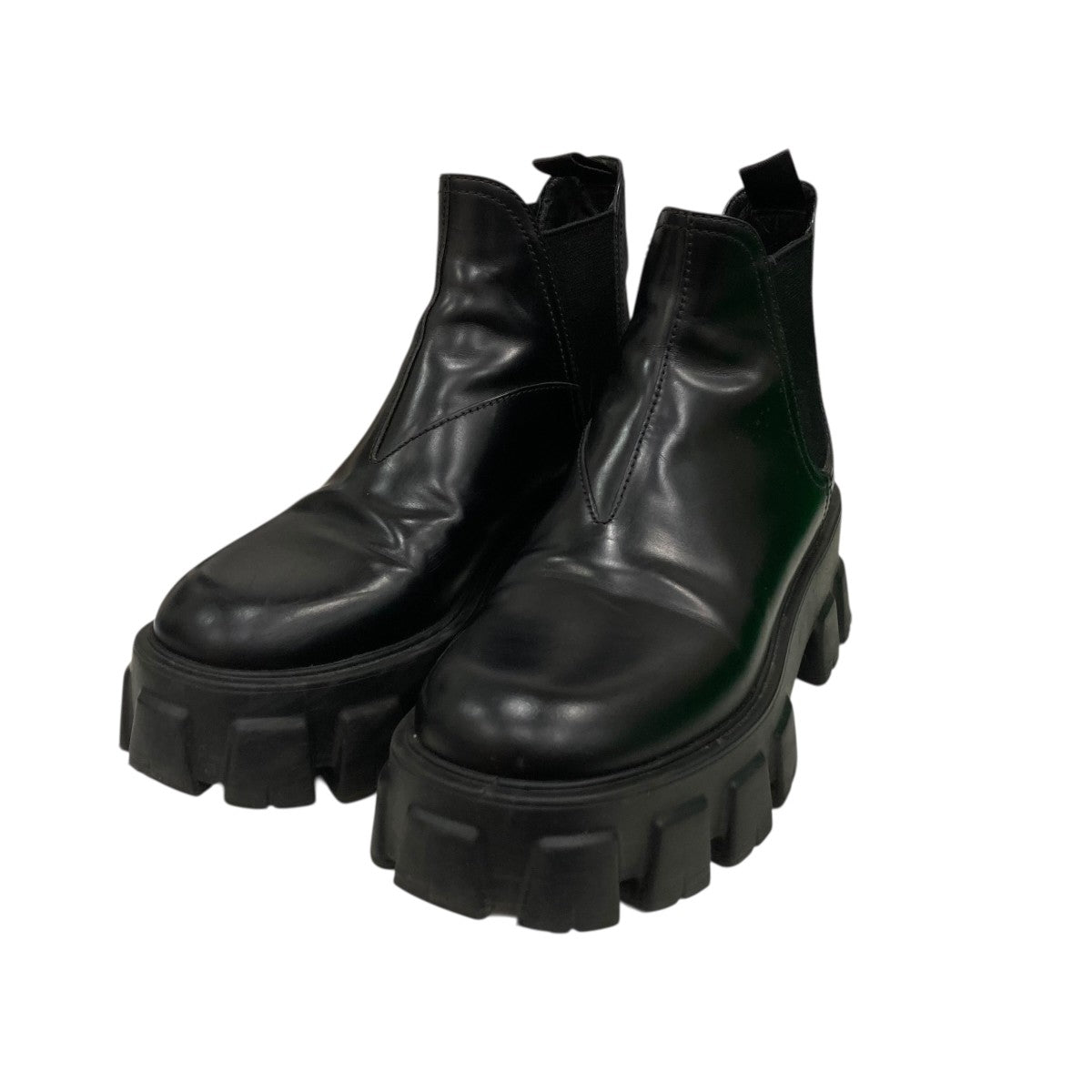 PRADA モノリスショートブーツ 古着・中古-1枚目のアイテム画像