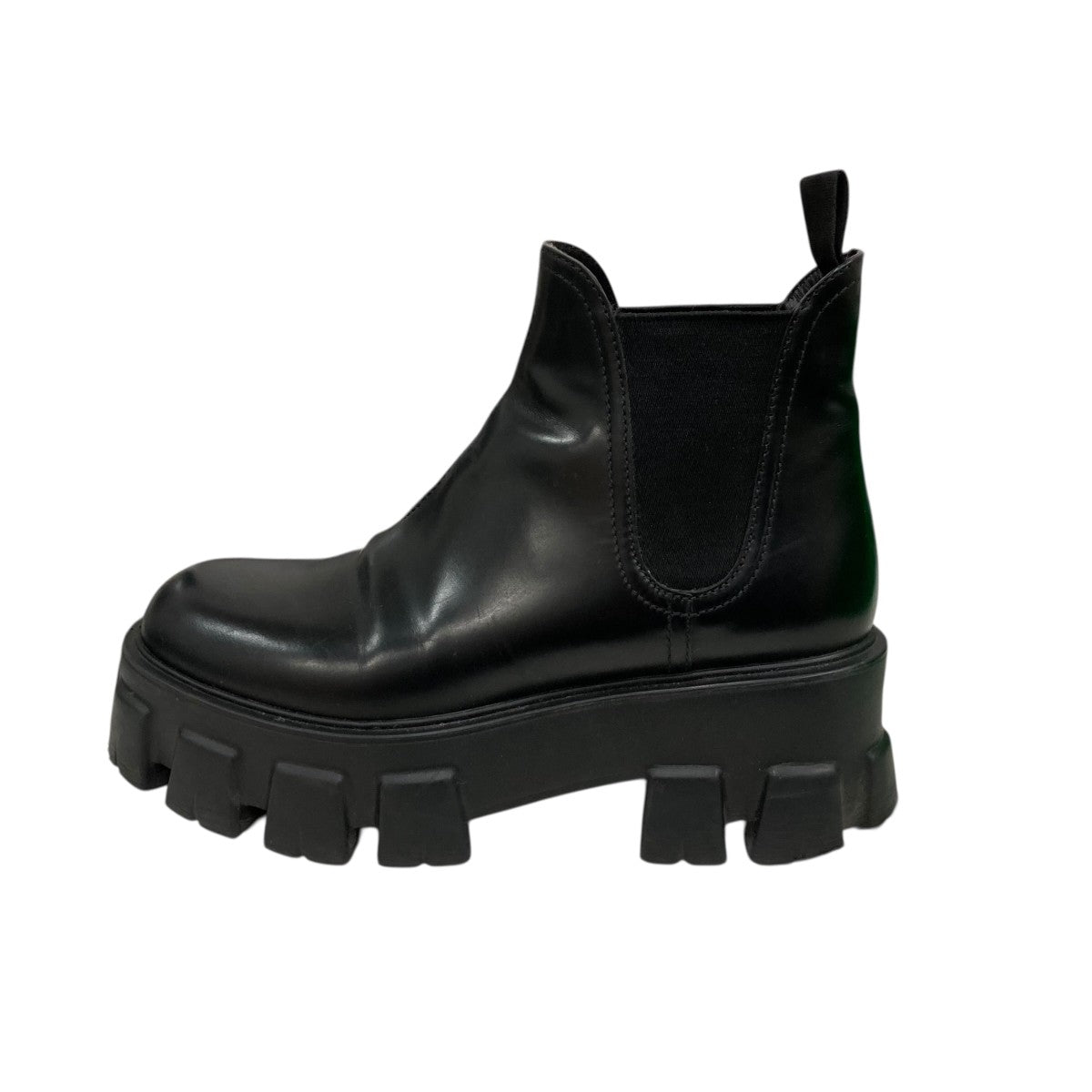 PRADA モノリスショートブーツ 古着・中古-2枚目のアイテム画像