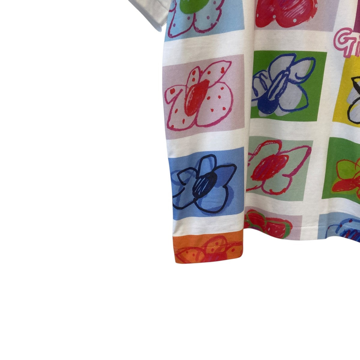 COMME des GARCONS GIRL 花柄TシャツNP-T016 古着・中古-4枚目のアイテム画像