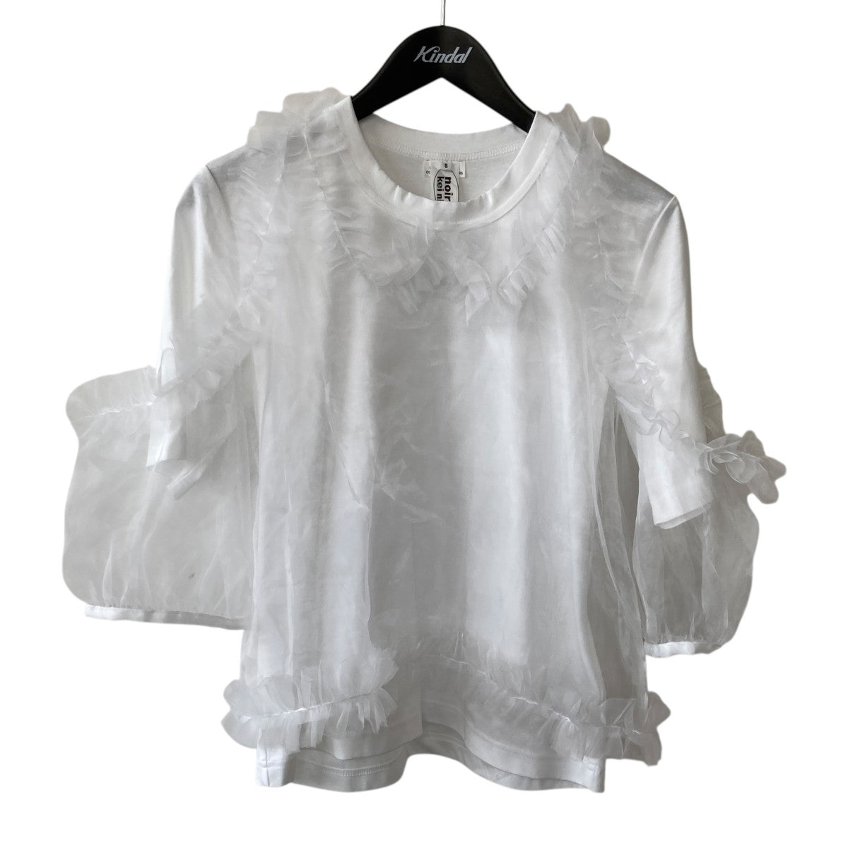 noir kei ninomiya チュールレイヤードTシャツ3P-T003 古着・中古-1枚目のアイテム画像