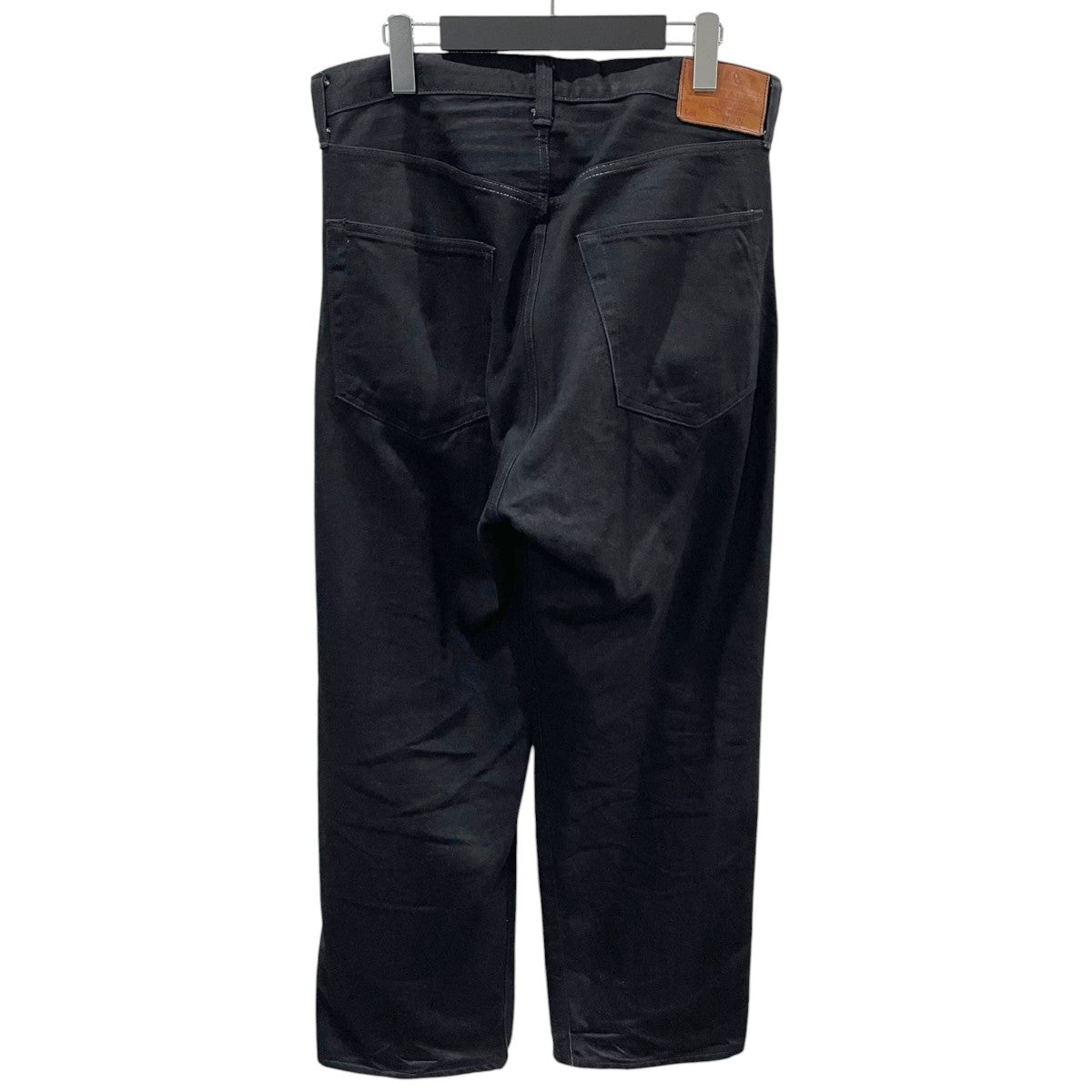 デニムパンツ RECYCLED WASTE SUVIN COTTON YARN 11．5oz． DENIM 5POCKET WIDE PANTS GL42472A