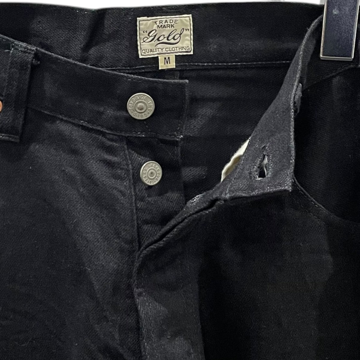 デニムパンツ RECYCLED WASTE SUVIN COTTON YARN 11．5oz． DENIM 5POCKET WIDE PANTS GL42472A