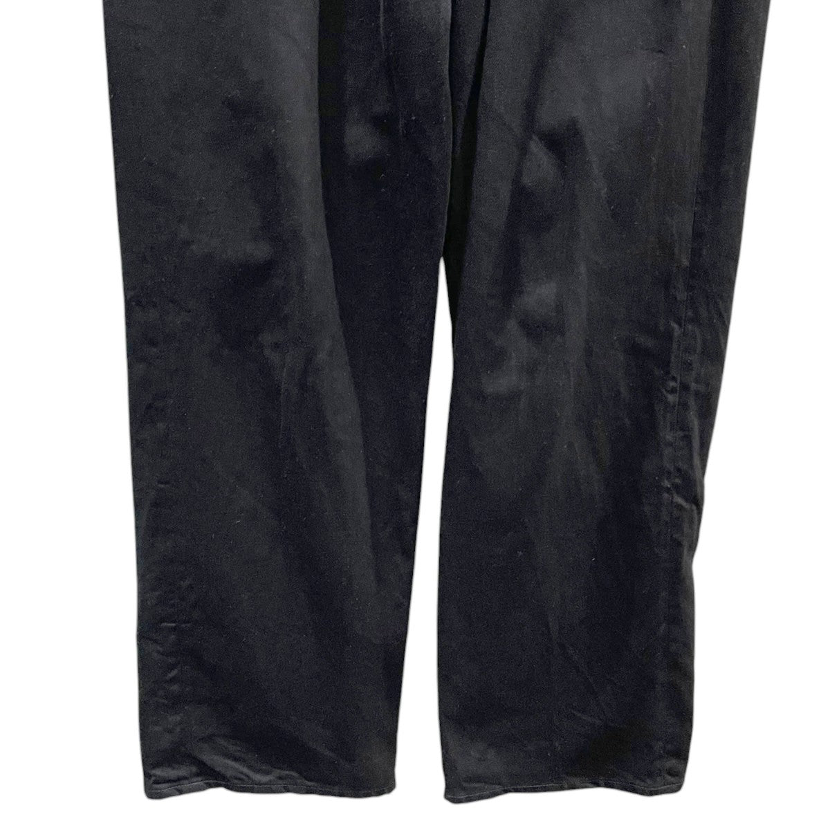 デニムパンツ RECYCLED WASTE SUVIN COTTON YARN 11．5oz． DENIM 5POCKET WIDE PANTS GL42472A