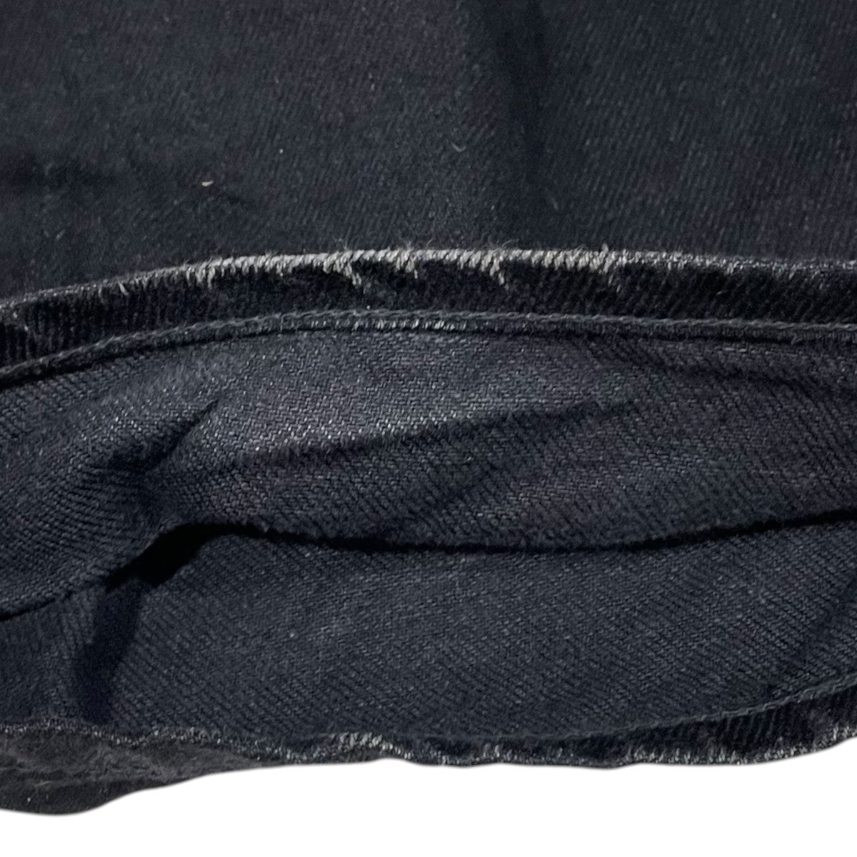 デニムパンツ RECYCLED WASTE SUVIN COTTON YARN 11．5oz． DENIM 5POCKET WIDE PANTS GL42472A