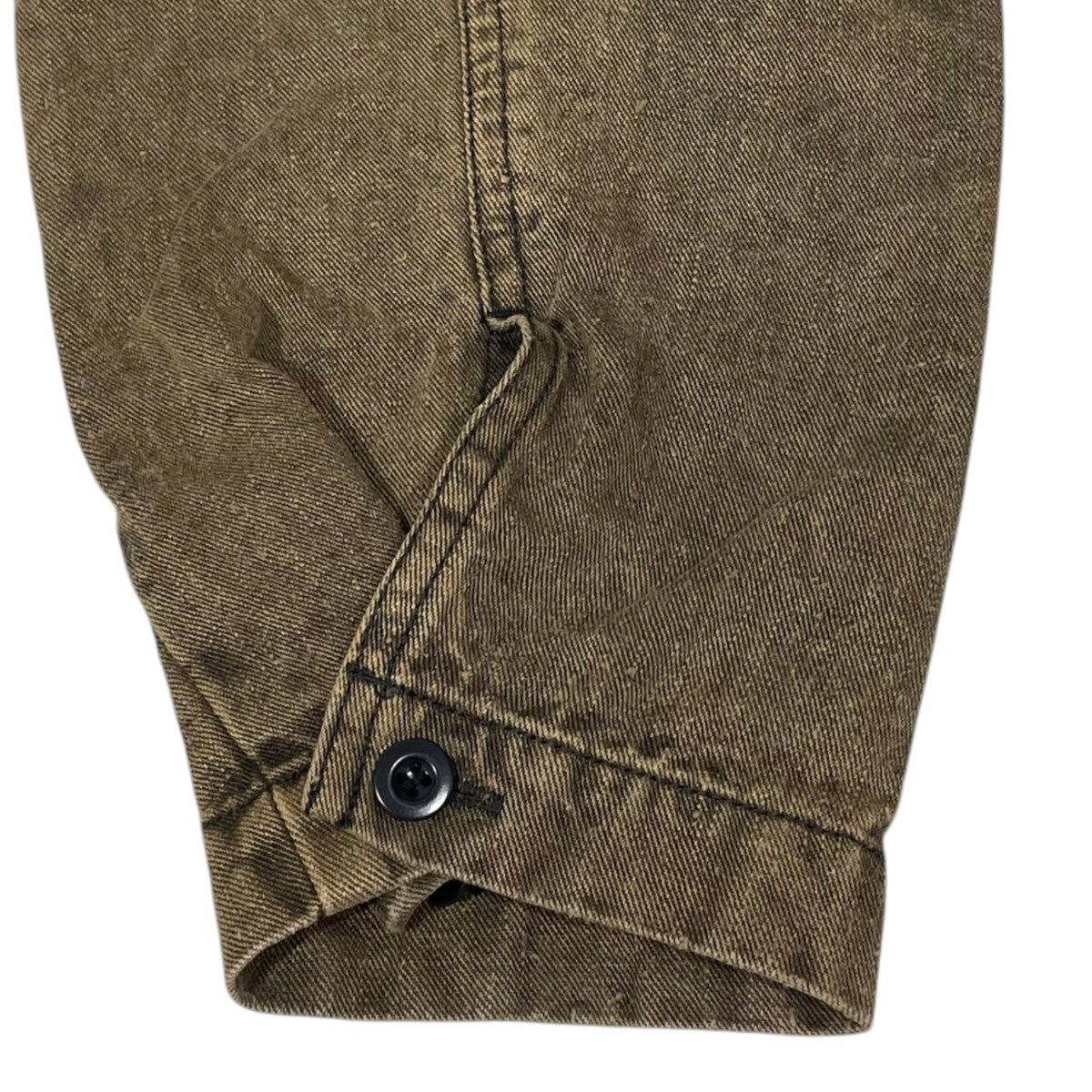 CONFECT（nest Robe） 25SS 加工リネンシャツ Ink Dyed Linen Denim Work Shirt 墨染め リネンデニム ワークシャツ 02251-0048 古着・中古-4枚目のアイテム画像