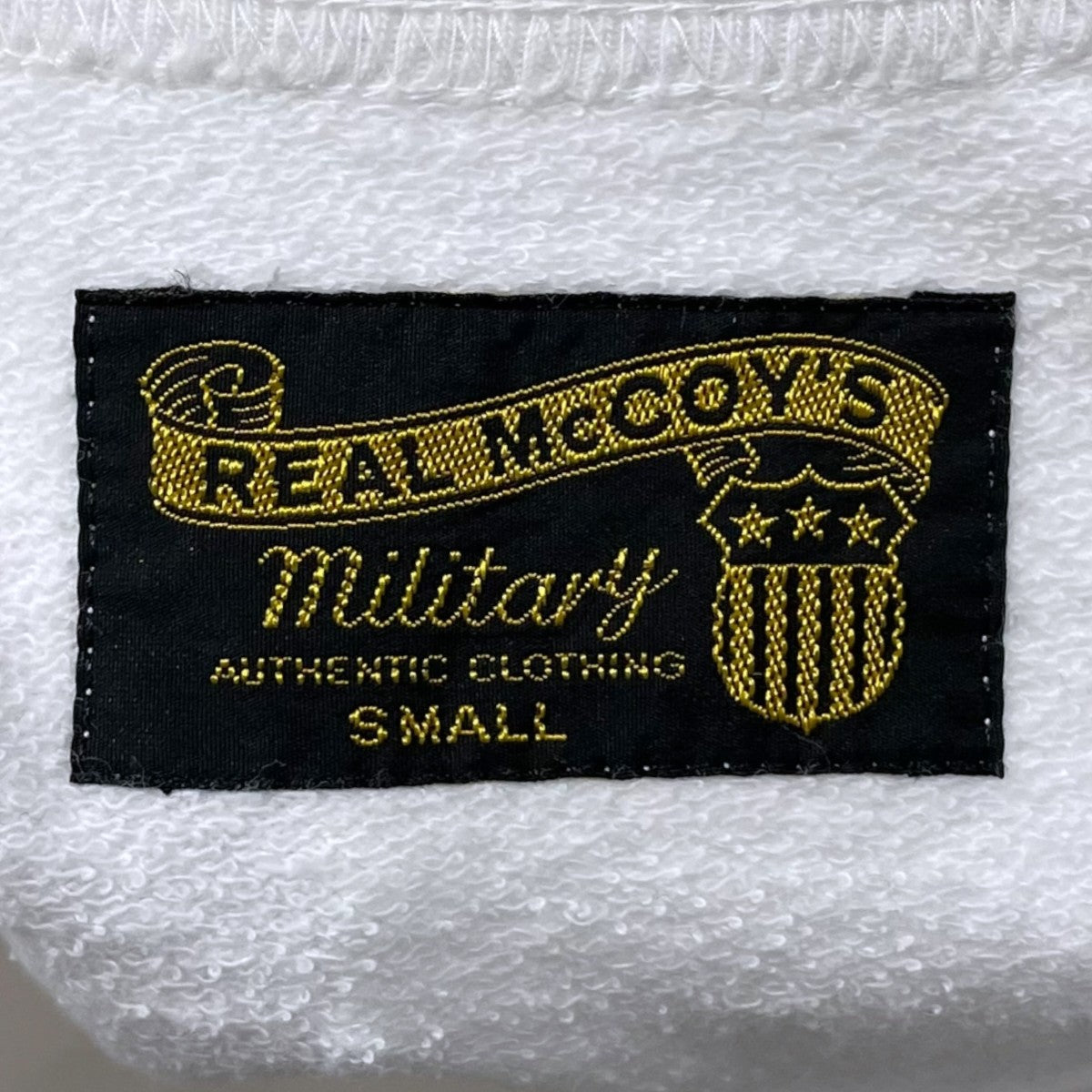THE REAL McCOY’S 19SS ラグランスリーブ半袖スウェットトレーナー MILITARY SWEATSHIRT ／ SINK NAVY ミリタリースウェットシャツ MC19023 古着・中古-4枚目のアイテム画像