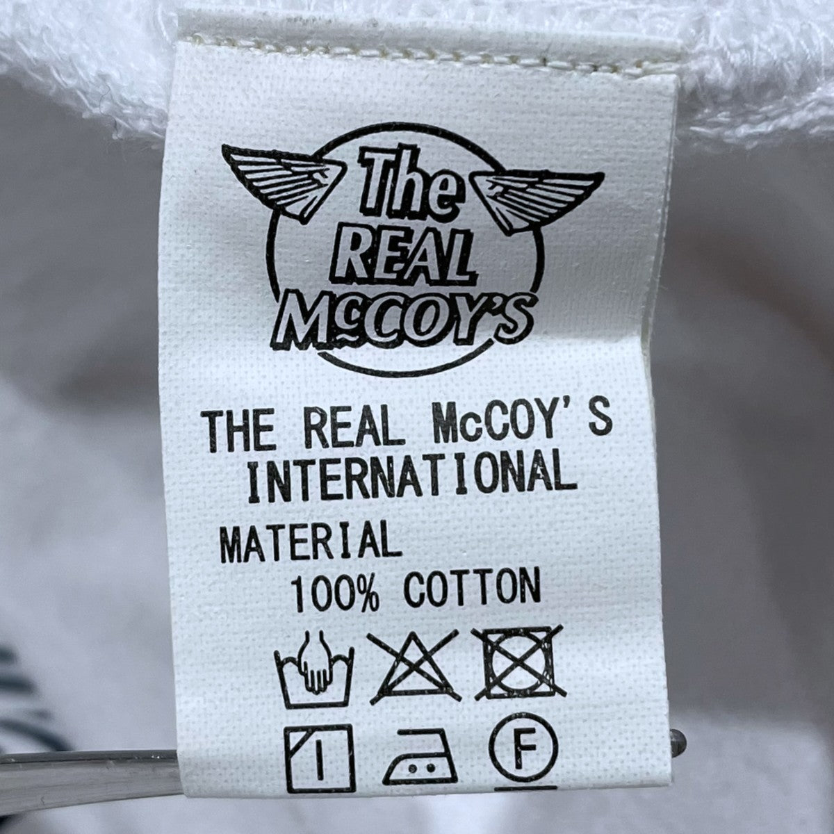 THE REAL McCOY’S 19SS ラグランスリーブ半袖スウェットトレーナー MILITARY SWEATSHIRT ／ SINK NAVY ミリタリースウェットシャツ MC19023 古着・中古-5枚目のアイテム画像
