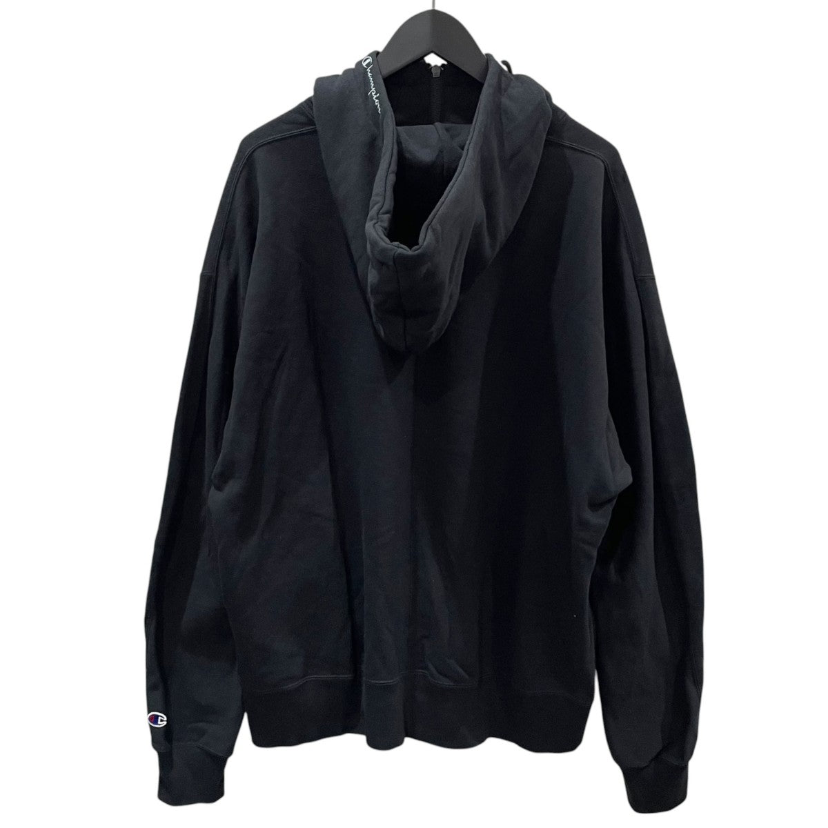 Champion×N．HOOLYWOOD 25SS 裏起毛プルオーバーパーカー MOCK NECK HOODIE モックネックフーディー C8-B113 古着・中古-2枚目のアイテム画像