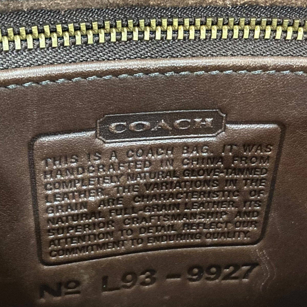 COACH ショルダーバッグL93-9927 古着・中古-9枚目のアイテム画像
