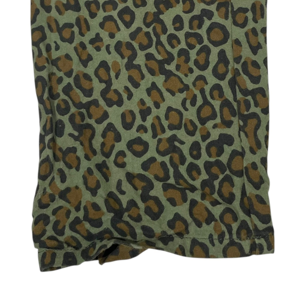 south2 west8 20SS レオパード柄プルオーバーフーデッドジャケット Mexican Parka - Printed Flannel ／ Camouflage メキシカンパーカー EJ904 古着・中古-4枚目のアイテム画像