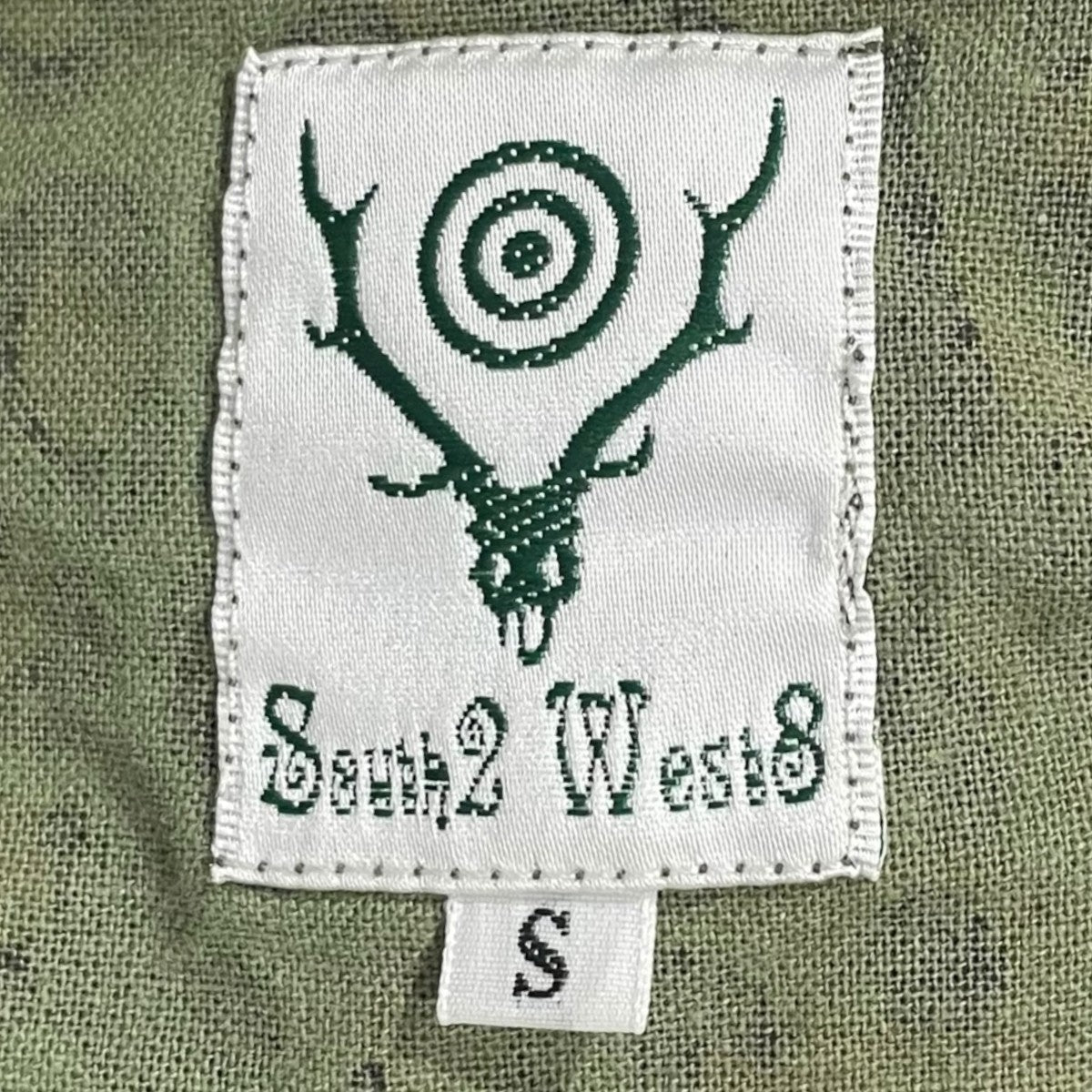 south2 west8 20SS レオパード柄プルオーバーフーデッドジャケット Mexican Parka - Printed Flannel ／ Camouflage メキシカンパーカー EJ904 古着・中古-5枚目のアイテム画像