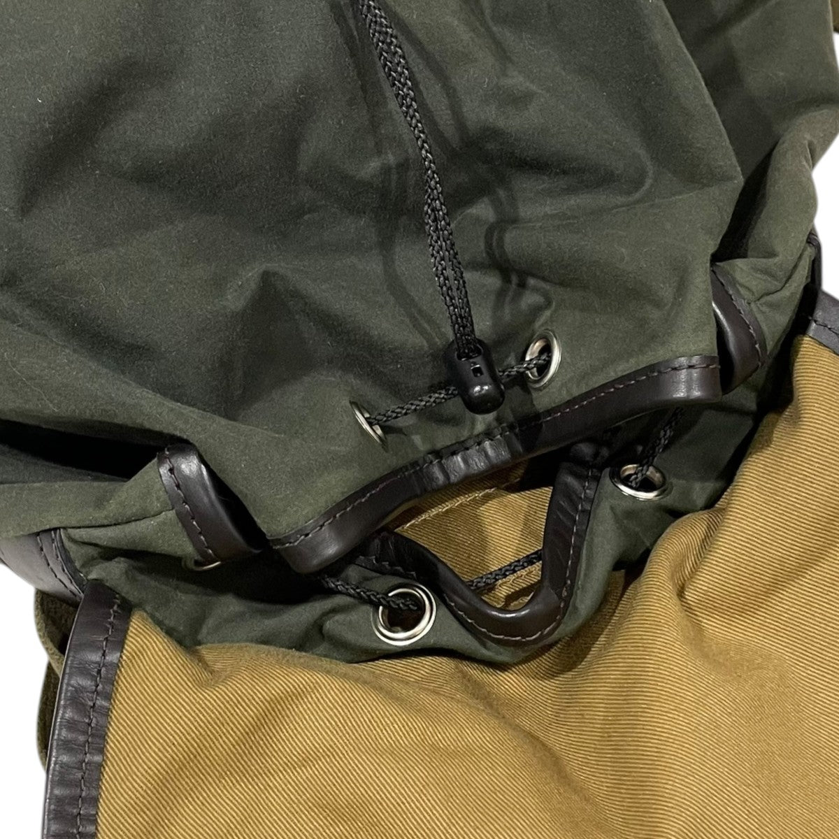 south2 west8 22AW オイルドバックパック Rucksack - Waxed Cotton ラックサック - ワックスド コットン DI927 古着・中古-7枚目のアイテム画像