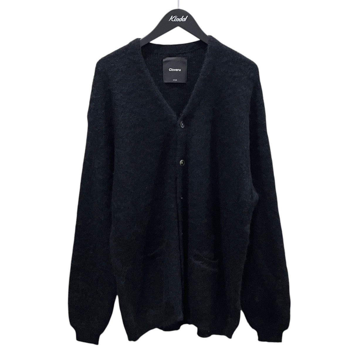 Vネックニットカーディガン Simple Wool Mohair Cardigan シンプルウールモヘヤカーディガン