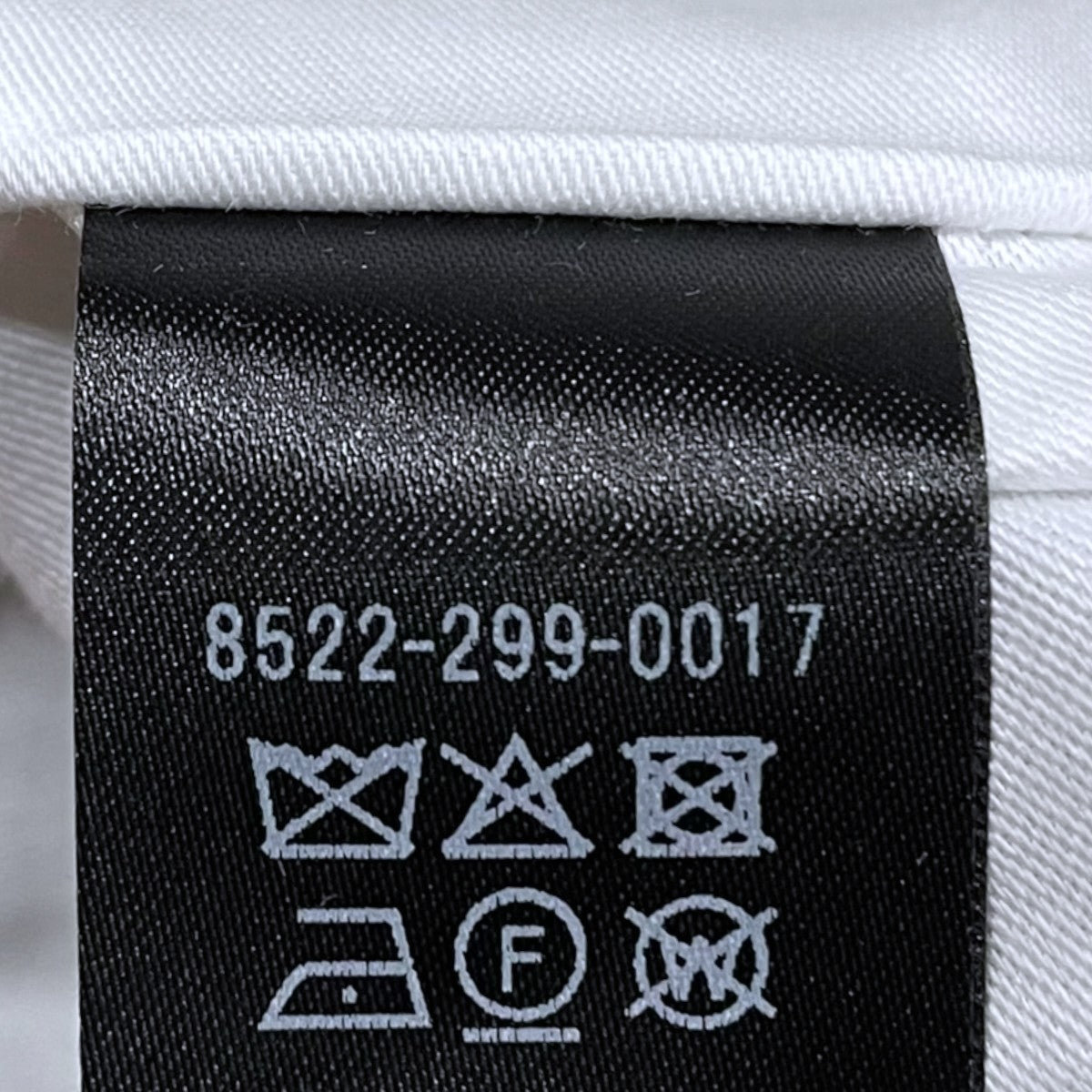 25SS ペーパー ノーカラージャケット 8522-299-0017