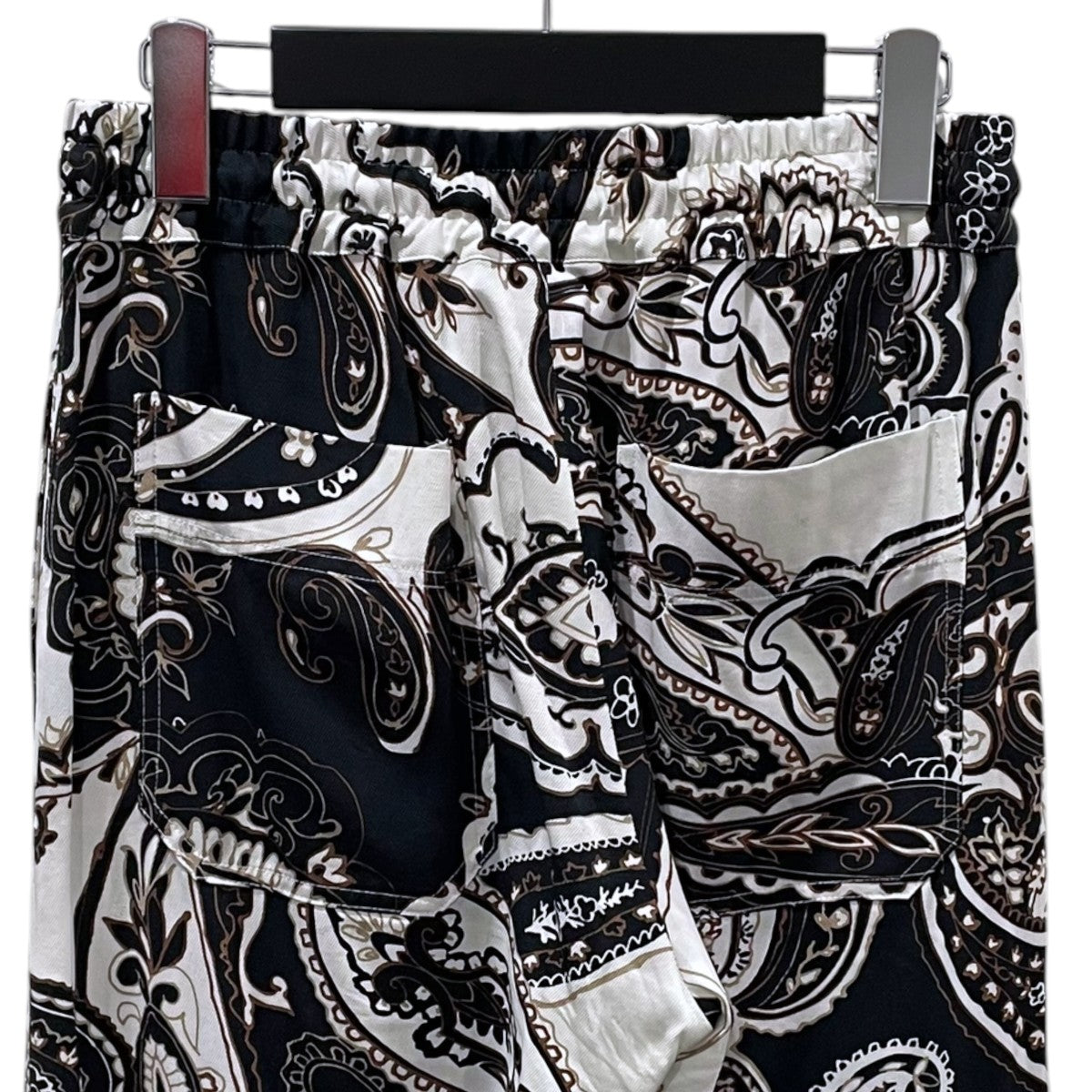 CINOH 24SS ペイズリープリントイージーパンツ PAISLEY RELAX PANTS ペイズリー リラックスパンツ 24SPT005 古着・中古-4枚目のアイテム画像