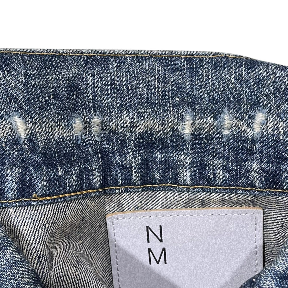 New Manual 加工デニムジャケット 限定100着 シリアル058 LV T-BACK DENIM JACKET #001 古着・中古-5枚目のアイテム画像