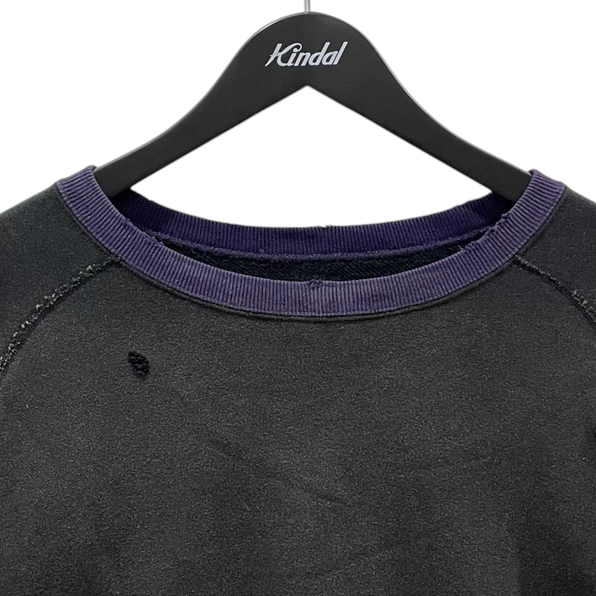 Needles 24AW 2トーン加工スウェットトレーナー 2-Tone Crew Neck Sweat Shirt - Cotton French Terry PU292 古着・中古-3枚目のアイテム画像