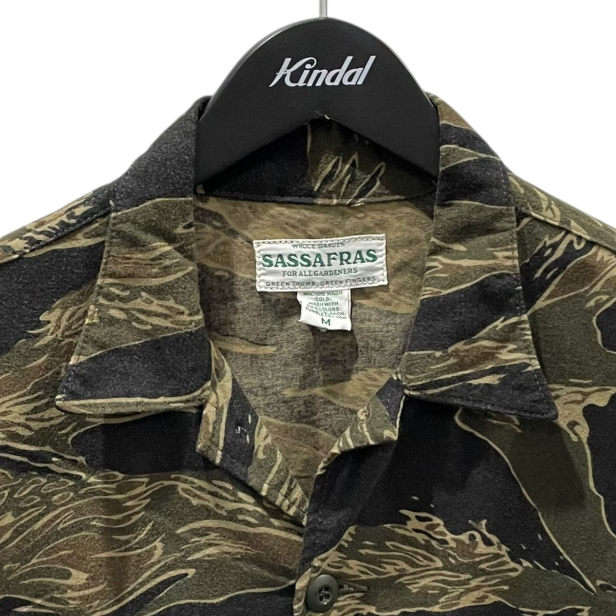 SASSAFRAS タイガーカモ　シャツジャケット SASSAFRAS(ササフラス) タイガーカモ柄ジャケット G．D．U Jacket