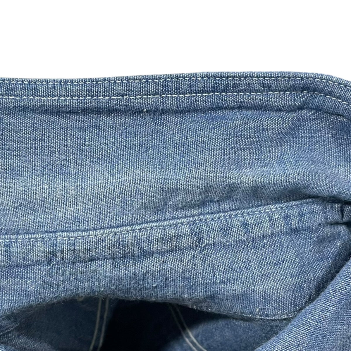 Buzz Rickson’s デニムシャツ BLUE CHAMBRAY WORK SHIRTS ブルー シャンブレー ワークシャツ BR25995 古着・中古-6枚目のアイテム画像