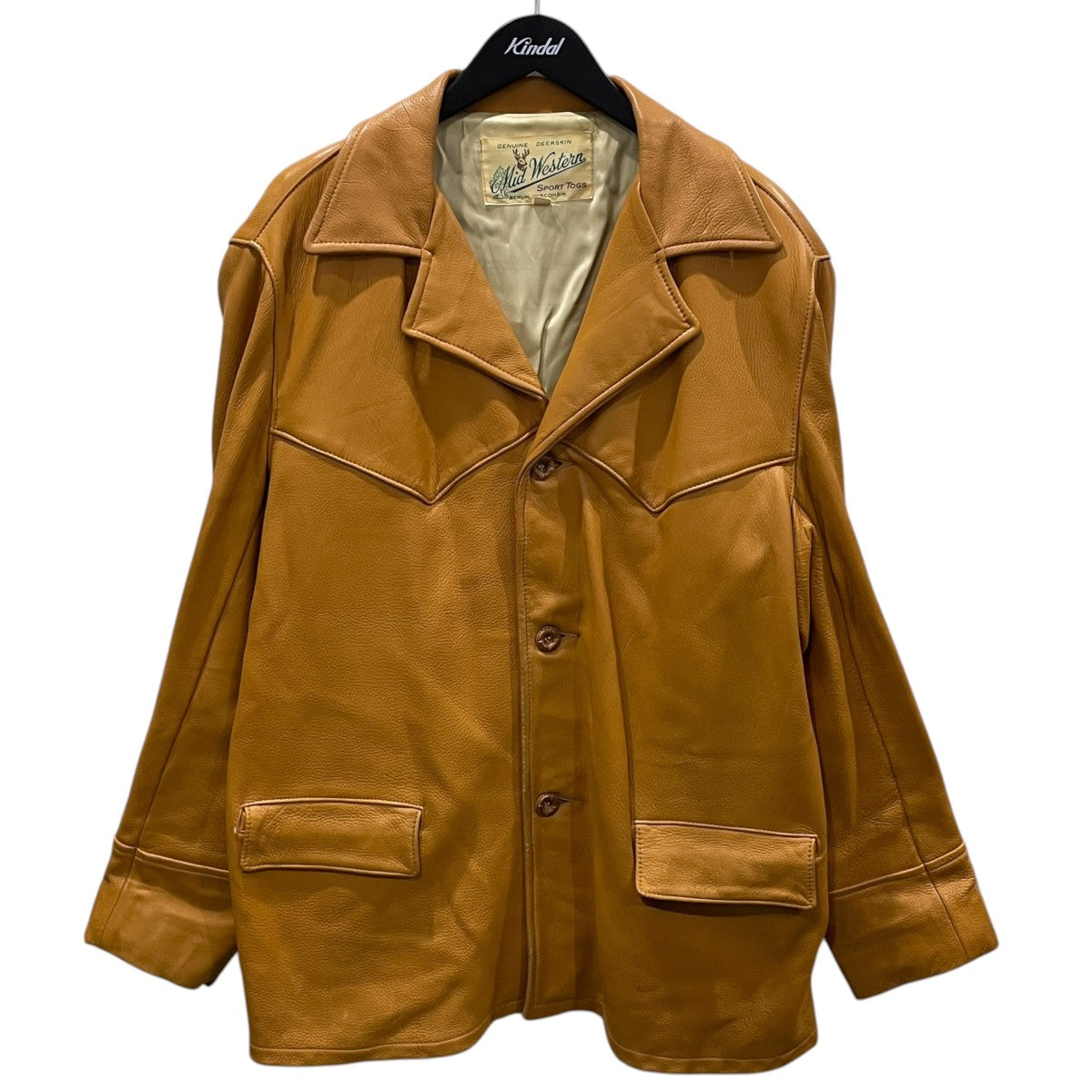レザージャケット DEERSKIN WESTERN JACKET ディアスキンウエスタンジャケット