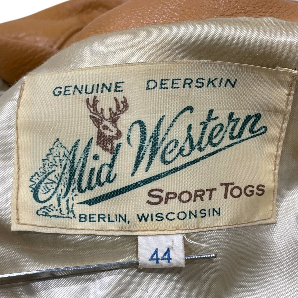 レザージャケット DEERSKIN WESTERN JACKET ディアスキンウエスタンジャケット