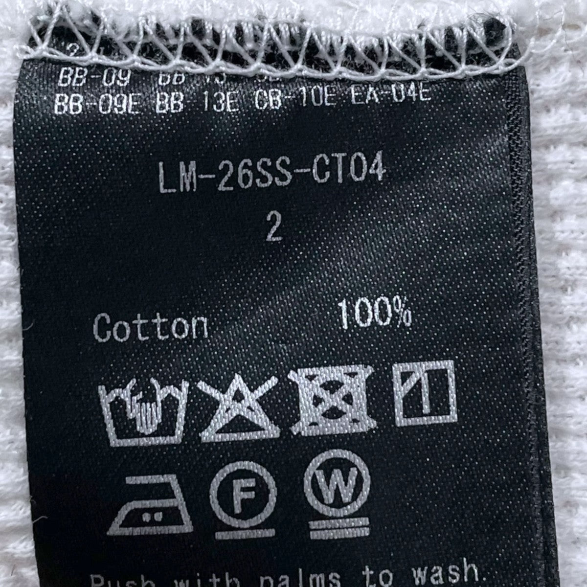 26SS ダメージ加工サーマルポロシャツ Thermal Aging Polo サーマルエイジングポロ LM-26SS-CT04