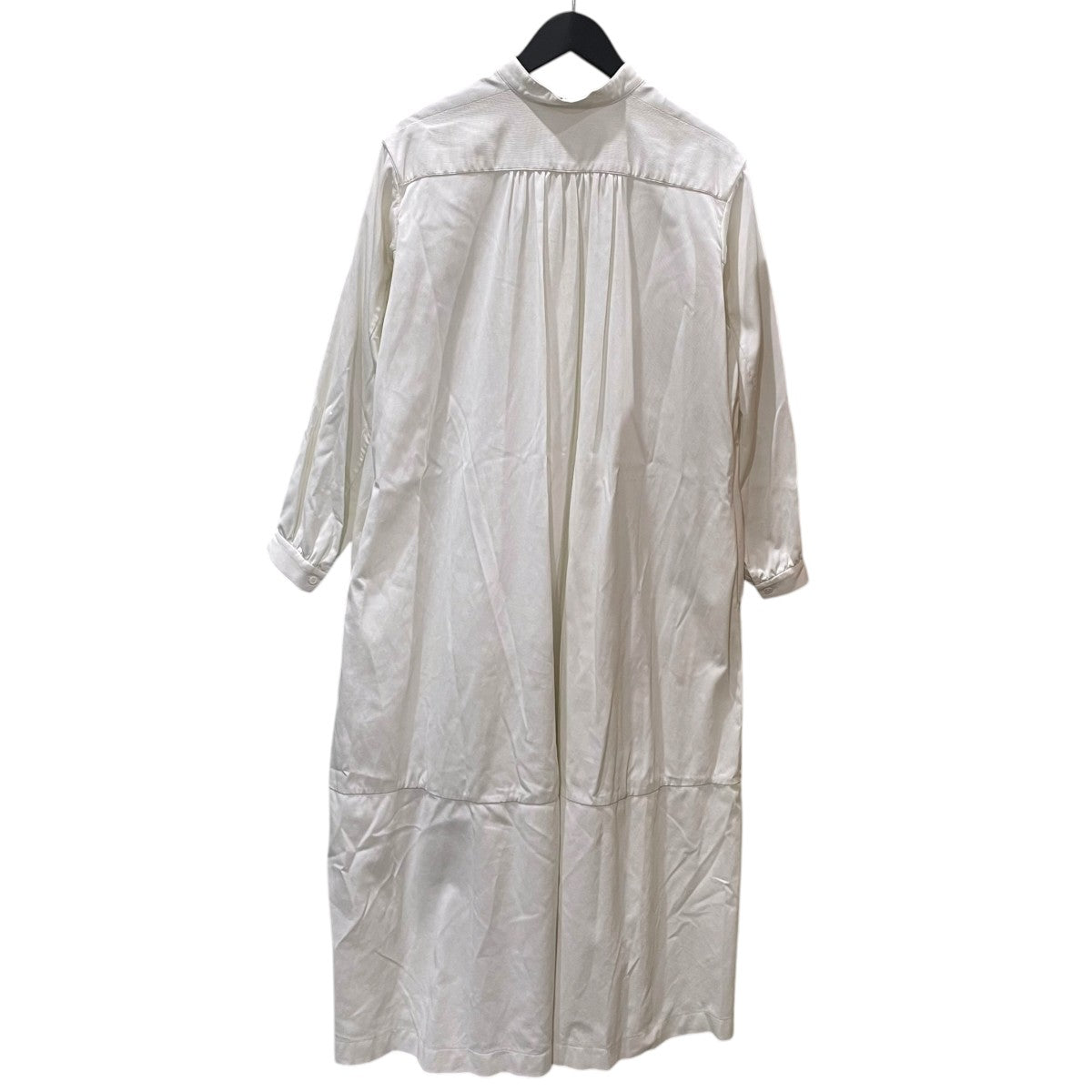 20AW バンドカラーシャツワンピース Cotton Pique Shirt Dress コットンピケシャツドレス 35-06-04-06101