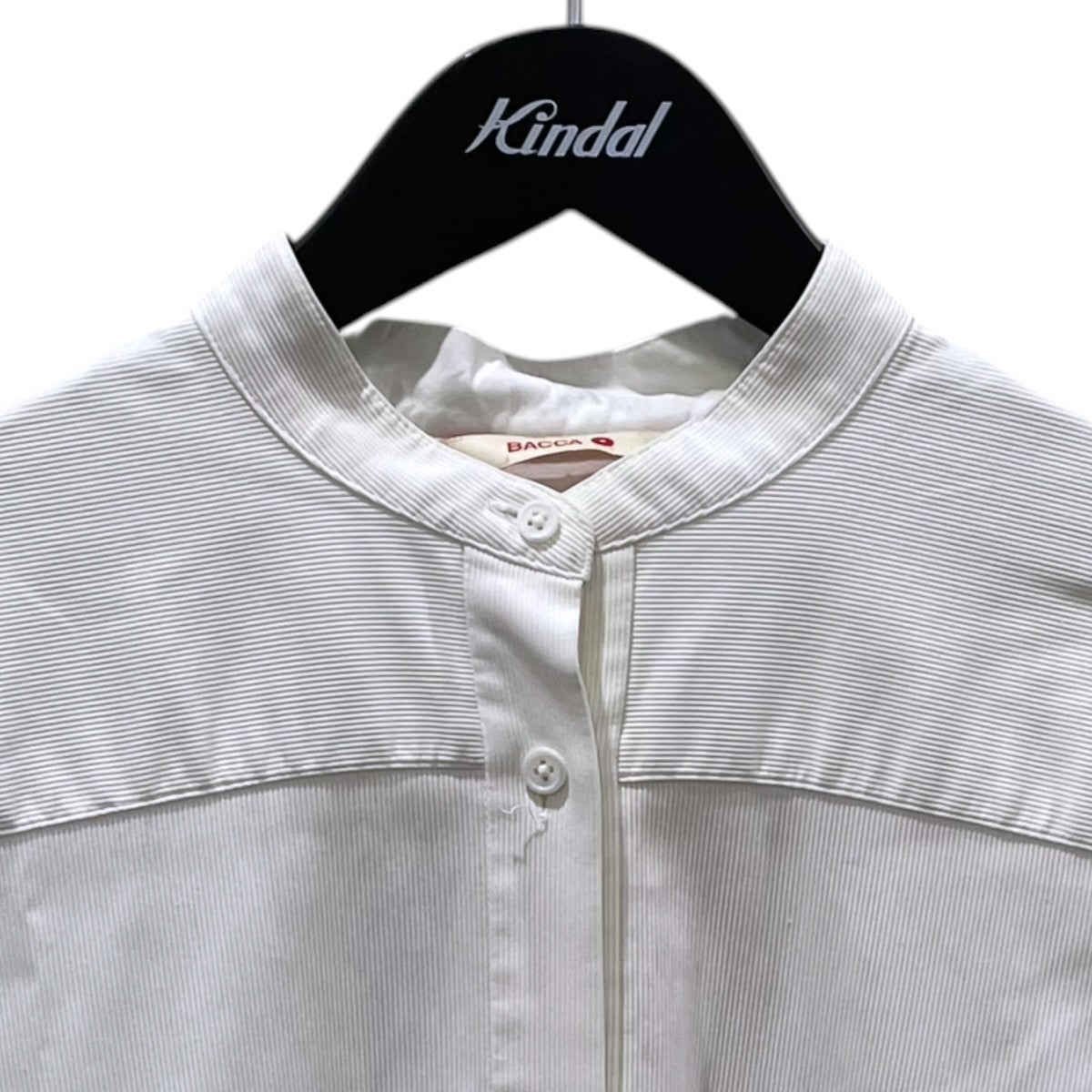 20AW バンドカラーシャツワンピース Cotton Pique Shirt Dress コットンピケシャツドレス 35-06-04-06101