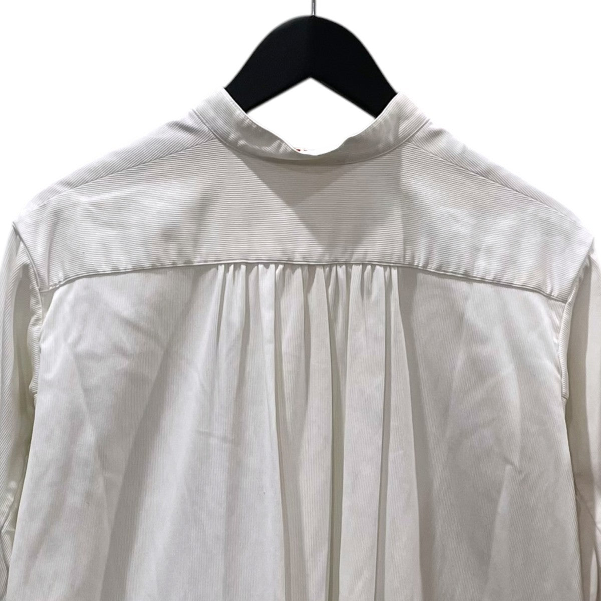 20AW バンドカラーシャツワンピース Cotton Pique Shirt Dress コットンピケシャツドレス 35-06-04-06101