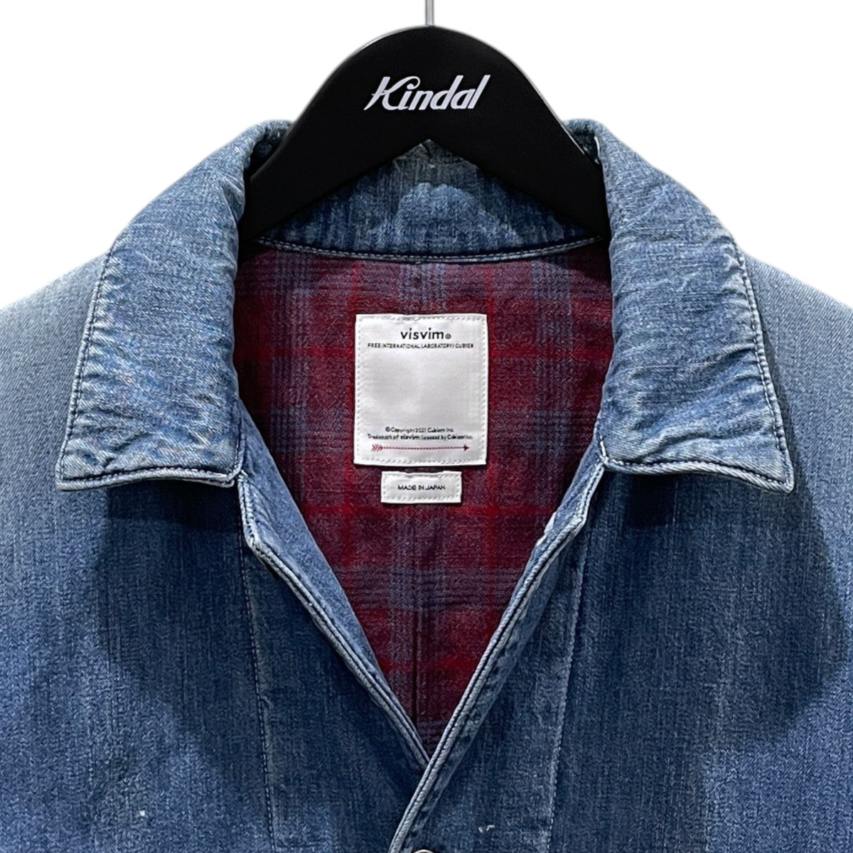 25AW デニムダウンジャケット SS COVERALL DOWN DMGD ソーシャルスカルプチャー カバーオール ダウン ダメージド 0125205006003