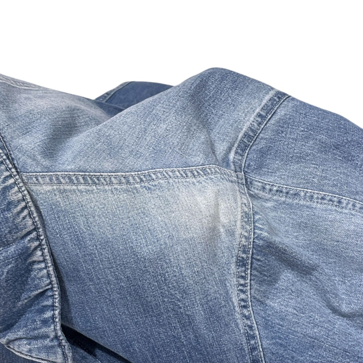 25AW デニムダウンジャケット SS COVERALL DOWN DMGD ソーシャルスカルプチャー カバーオール ダウン ダメージド 0125205006003
