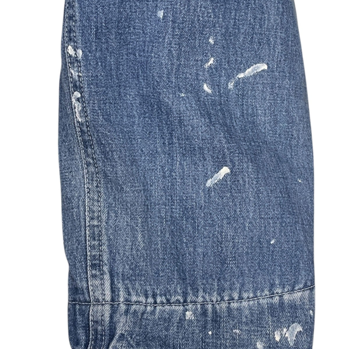 25AW デニムダウンジャケット SS COVERALL DOWN DMGD ソーシャルスカルプチャー カバーオール ダウン ダメージド 0125205006003